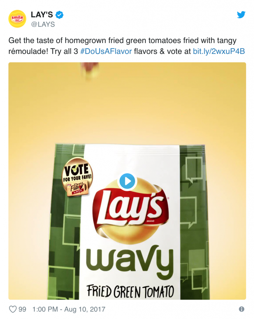 Lays Branded Hashtag